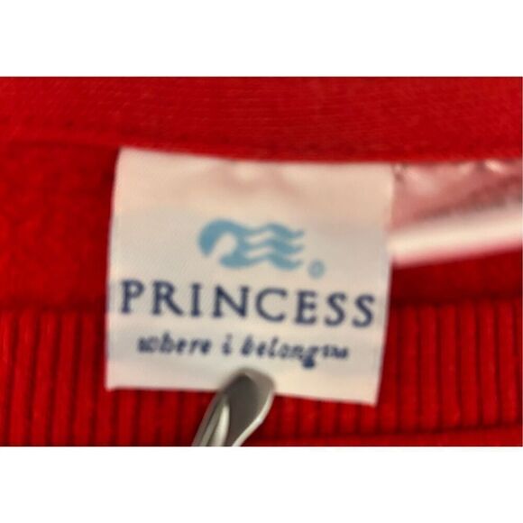 Princess Cruises Panama Canal Crew Neck Sweatshirt Size XXL 2XL Red - Picture 6 of 8